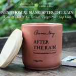 Nến Thơm Cốc Xi Măng Hương Cam, Đào & Cỏ Vetiver After The Rain Aroma Story Size 110g