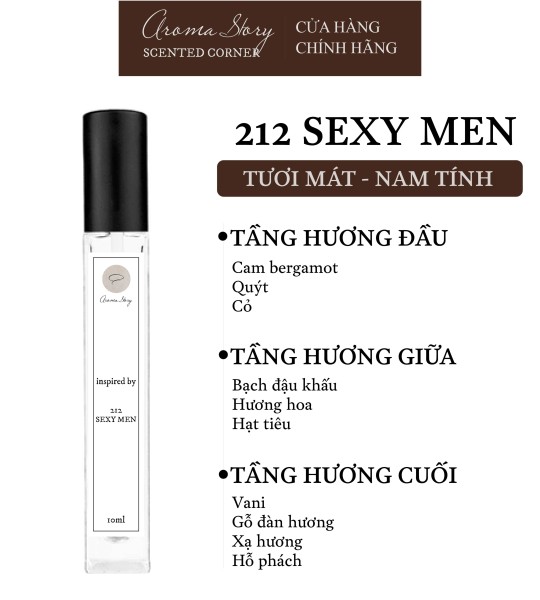 Nước Hoa Nam 212 Sexy Men EDP Aroma Story Size 10ml/50ml