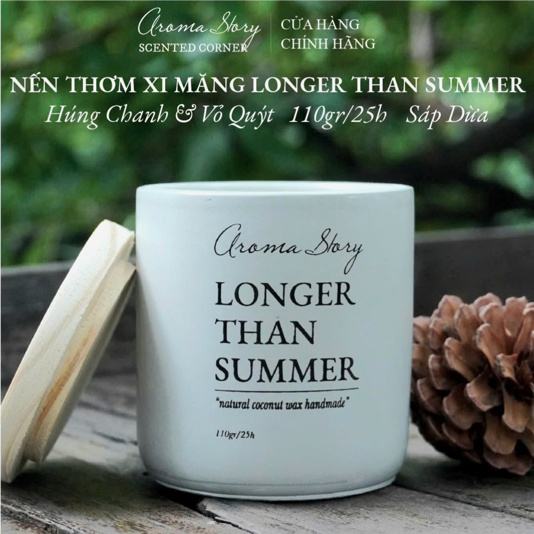 [16 Hương] Nến Thơm Cốc Xi Măng Nhiều Hương Để Lựa Chọn Aroma Story Size 110g - 200g