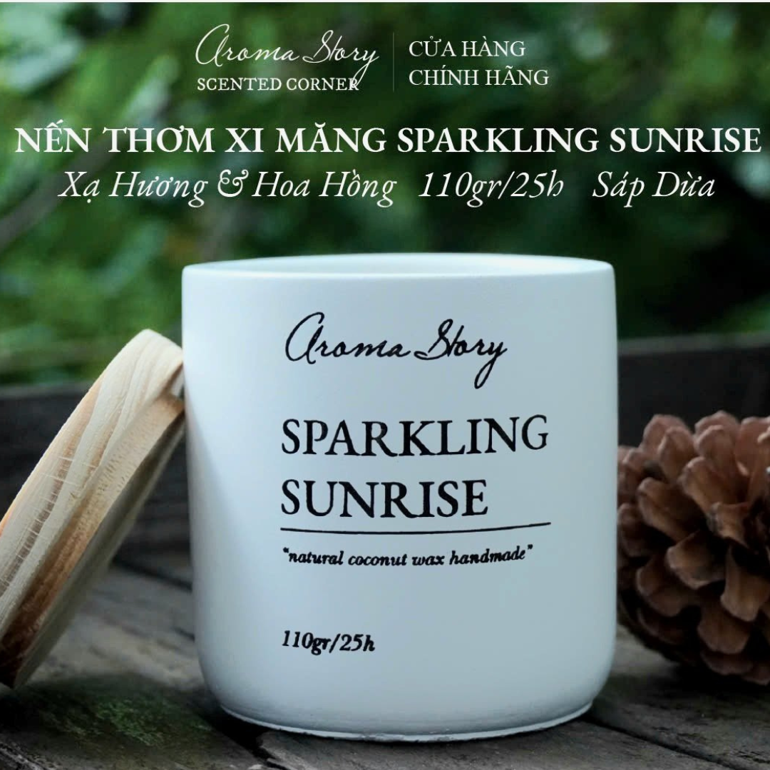 [16 Hương] Nến Thơm Cốc Xi Măng Nhiều Hương Để Lựa Chọn Aroma Story Size 110g - 200g