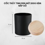 Cốc Dùng Để Làm Nến Thơm Aroma Story Có Nắp Nhiều Size Đa Chất Liệu