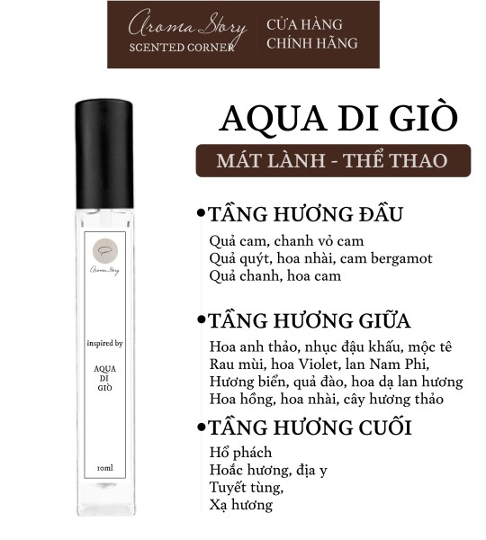 Nước Hoa Nam Acqua Di Giò EDP Aroma Story Size 10ml/50ml