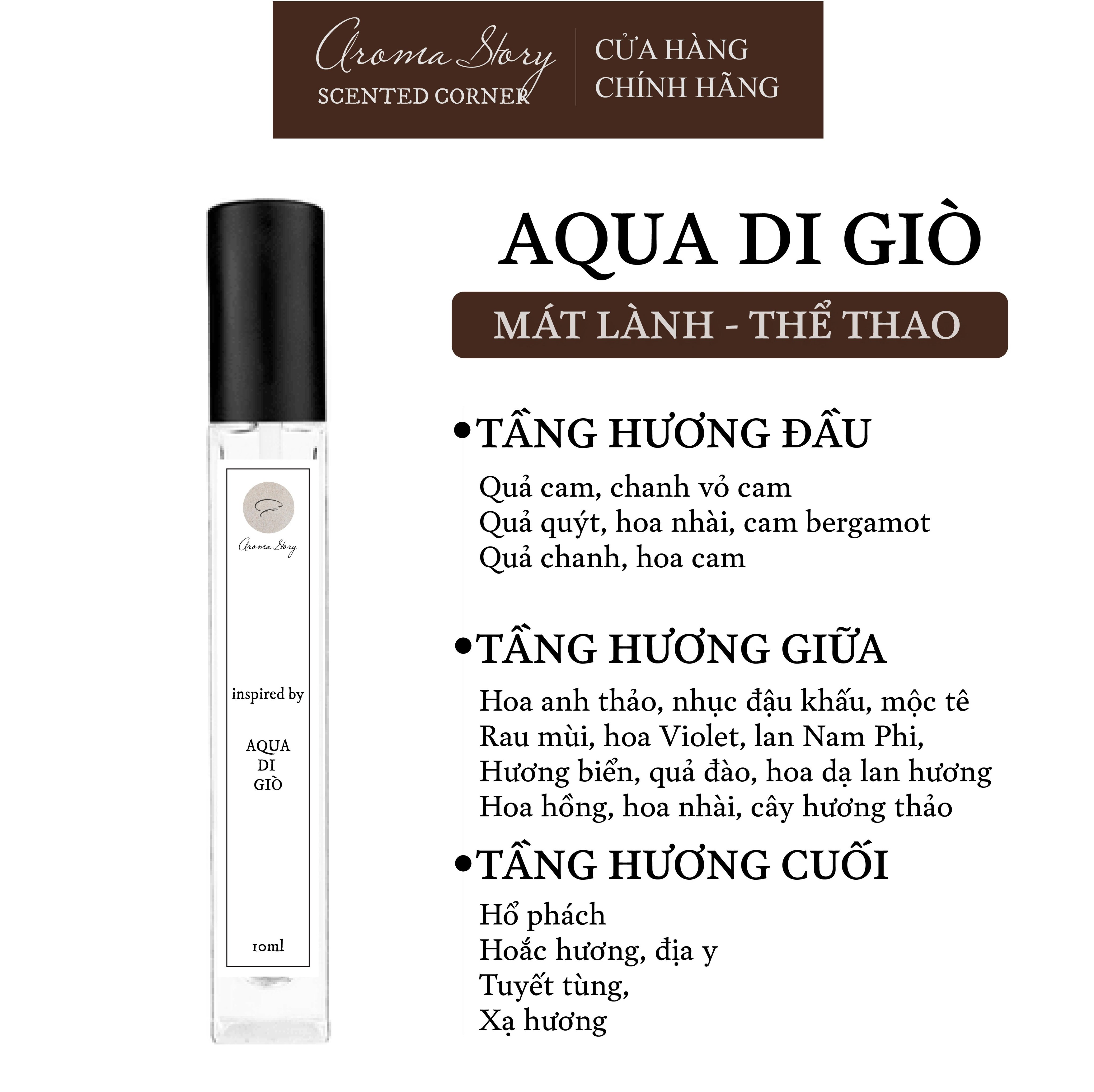 Nước Hoa Nam Acqua Di Giò EDP Aroma Story Size 10ml/50ml