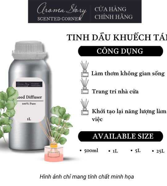 Tinh Dầu Khuếch Tán Giá Lít Aroma Story Hương Bạch Đàn Chanh (LEMON EUCALYPTUS)- Dùng Để Làm Thơm Phòng, Không Gian Sống