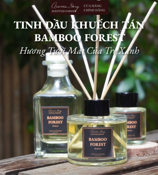 Tinh Dầu Khuếch Tán Bamboo Forest Aroma Story Size 50ml/100ml/150ml