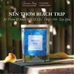 Nến Thơm Beach Trip Aroma Story - BST Light Up The Dark Hương Tự Nhiên Cao Cấp Cốc Thuỷ Tinh Size 150g