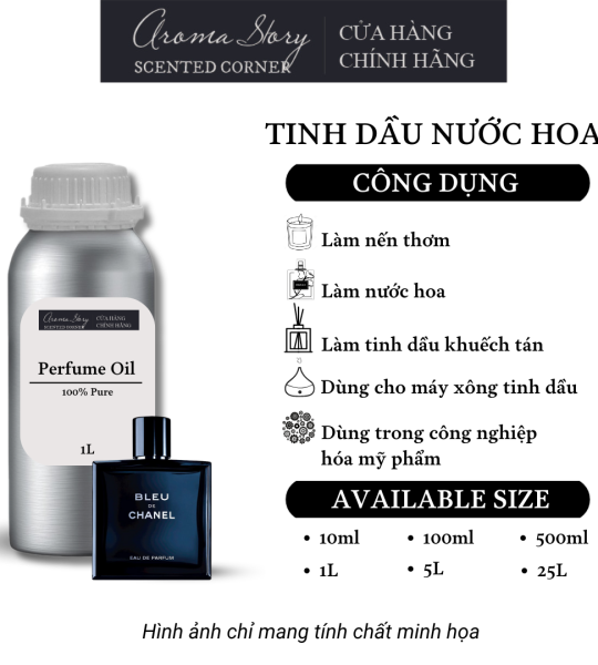 Tinh Dầu Nước Hoa Aroma Story Chanel - Bleu Perfume