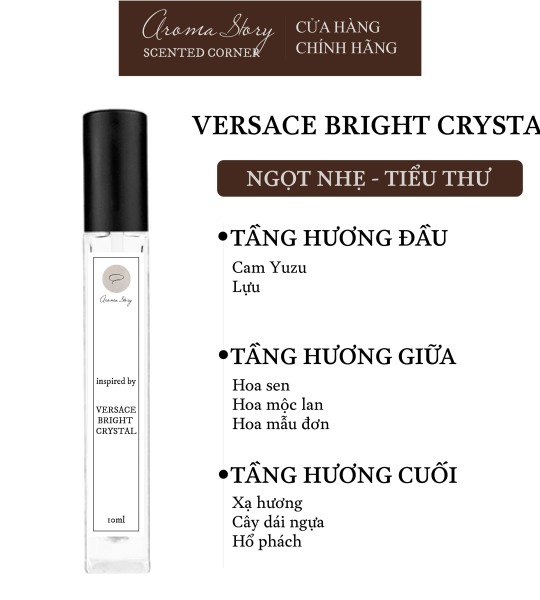 Nước Hoa Nữ Versace Bright Crystal EDP Aroma Story Size 10ml/50ml