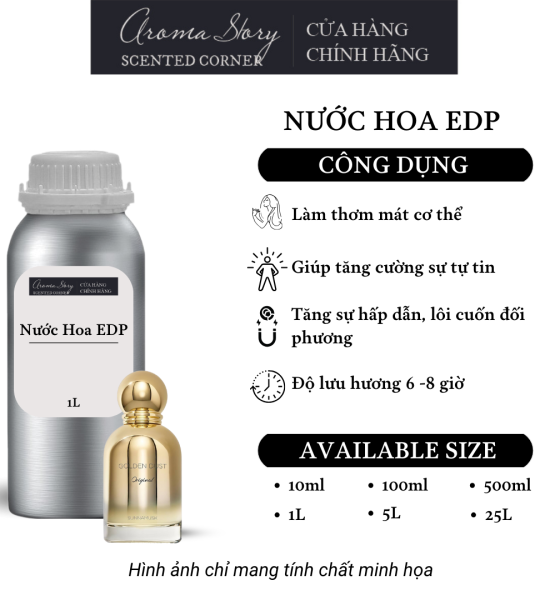 Tinh Dầu Nước Hoa EDP Sunnamusk - Golden Dust Unisex Perfume Aroma Story