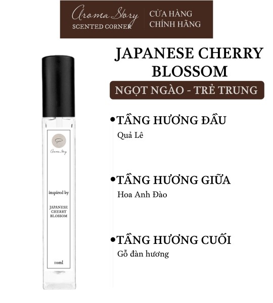 Nước Hoa Nữ Japanese Cherry Blossom EDP Aroma Story Size 10ml/50ml