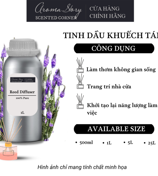 Tinh Dầu Khuếch Tán Giá Lít Aroma Story Hương Cỏ Tiên Thảo - Dùng Để Làm Thơm Phòng, Không Gian Sống