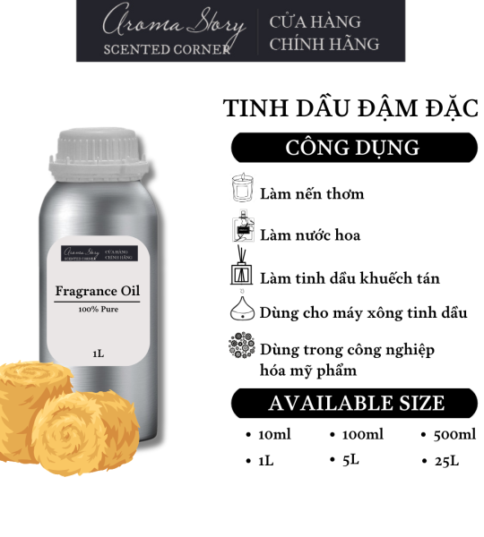 Tinh Dầu Đậm Đặc Aroma Story Hương Cỏ Hương Bài (Vertiver)- Dùng Để Làm Nến Thơm, Nước Hoa, Tinh Dầu Khuếch Tán