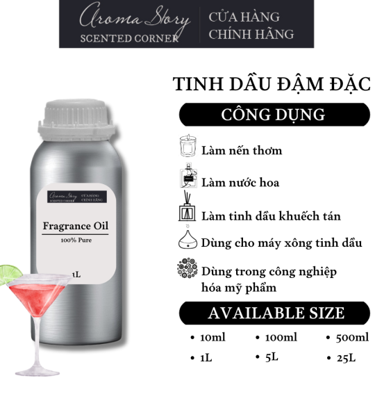 Tinh Dầu Đậm Đặc Aroma Story Cocktail Nhiệt Đới - Dùng Để Làm Nến Thơm, Nước Hoa, Tinh Dầu Khuếch Tán, Máy Xông