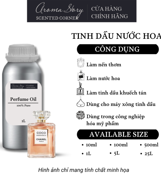 Tinh Dầu Nước Hoa Aroma Story Chanel- Coco Mademoiselle Perfume