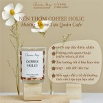 Nến Thơm Mini Hương Coffee Robusta & Gỗ Ấm Coffee Holic Aroma Story Size 50g