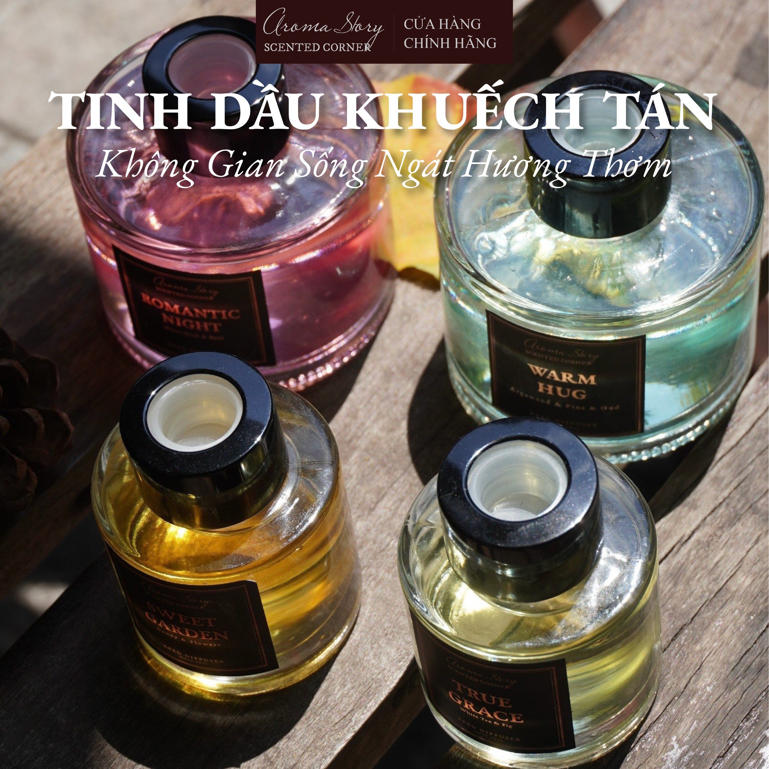 Tinh Dầu Khuếch Tán Little Peony Aroma Story Size 50ml/100ml/150ml