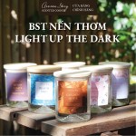 Nến Thơm Light Up The Dark Aroma Story Hương Tự Nhiên Cao Cấp Cốc Thuỷ Tinh Cozy Blanket Nhiều Hương Size 150g