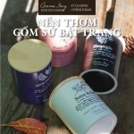 [4 Hương] BST Nến Thơm Cốc Gốm Sứ Bát Tràng Nhiều Hương Thơm Aroma Story Size 250g