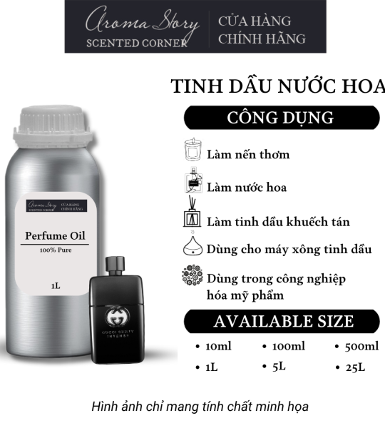 Tinh Dầu Nước Hoa Aroma Story Dior -  Black Guilty Woman Perfume