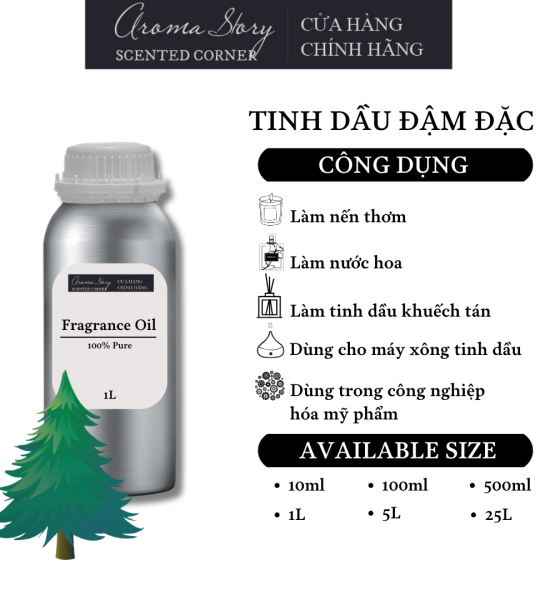 Tinh Dầu Đậm Đặc Aroma Story Hương Gỗ Thông - Dùng Để Làm Nến Thơm, Nước Hoa, Tinh Dầu Khuếch Tán, Máy Xông Tinh Dầu