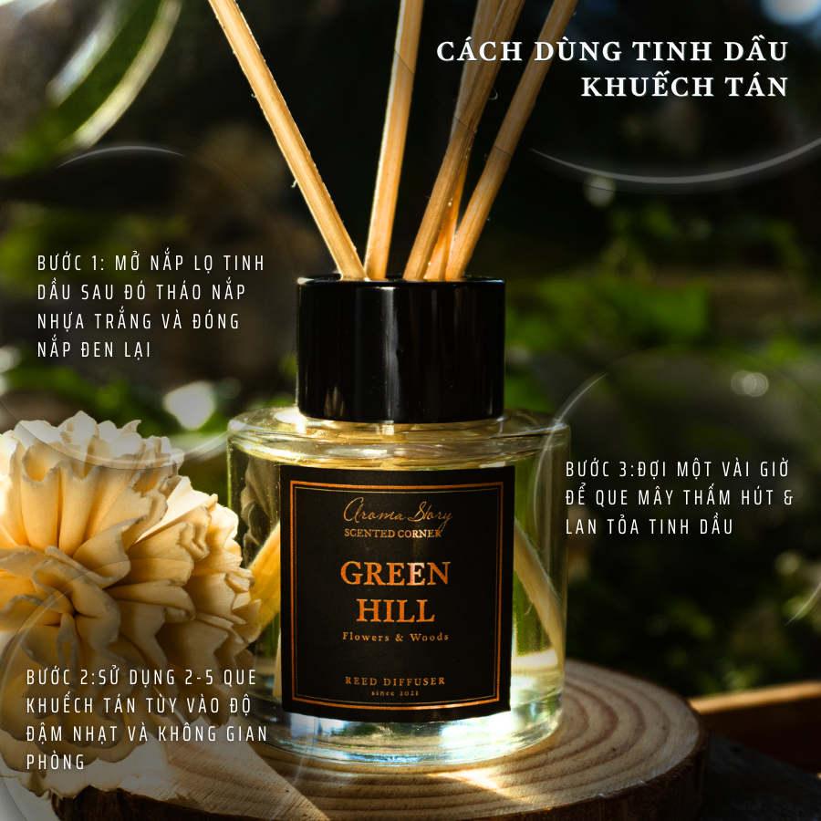 Tinh Dầu Khuếch Tán Aroma Story Nhiều Hương Size 50ml/100ml