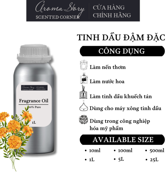 Tinh Dầu Đậm Đặc Aroma Story Hương Hoa Cúc Vạn - Dùng Để Làm Nến Thơm, Nước Hoa, Tinh Dầu Khuếch Tán, Máy Xông