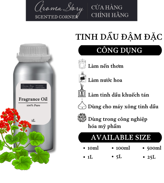 Tinh Dầu Đậm Đặc Aroma Story Hương Hoa Phong Lữ  - Dùng Để Làm Nến Thơm, Nước Hoa, Tinh Dầu Khuếch Tán, Máy Xông