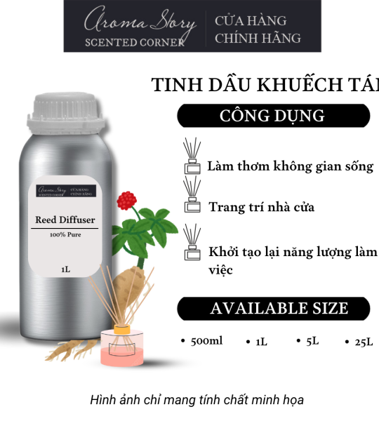 Tinh Dầu Khuếch Tán Giá Lít Aroma Story Hương Hồng Sâm (GINSENG)- Dùng Để Làm Thơm Phòng, Không Gian Sống