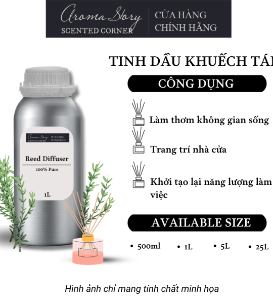 Tinh Dầu Khuếch Tán Giá Lít Aroma Story Hương Thảo (Rosemary) - Dùng Để Làm thơm Phòng, Không Gian Sống