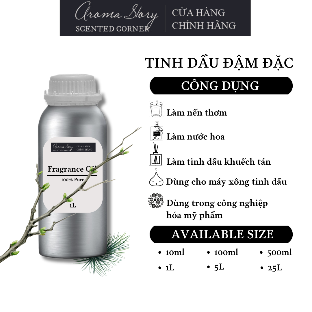 Tinh Dầu Đậm Đặc Aroma Story Hương Lộc Non (Velvet) - Dùng Để Làm Nến Thơm, Nước Hoa, Tinh Dầu Khuếch Tán, Máy Xông