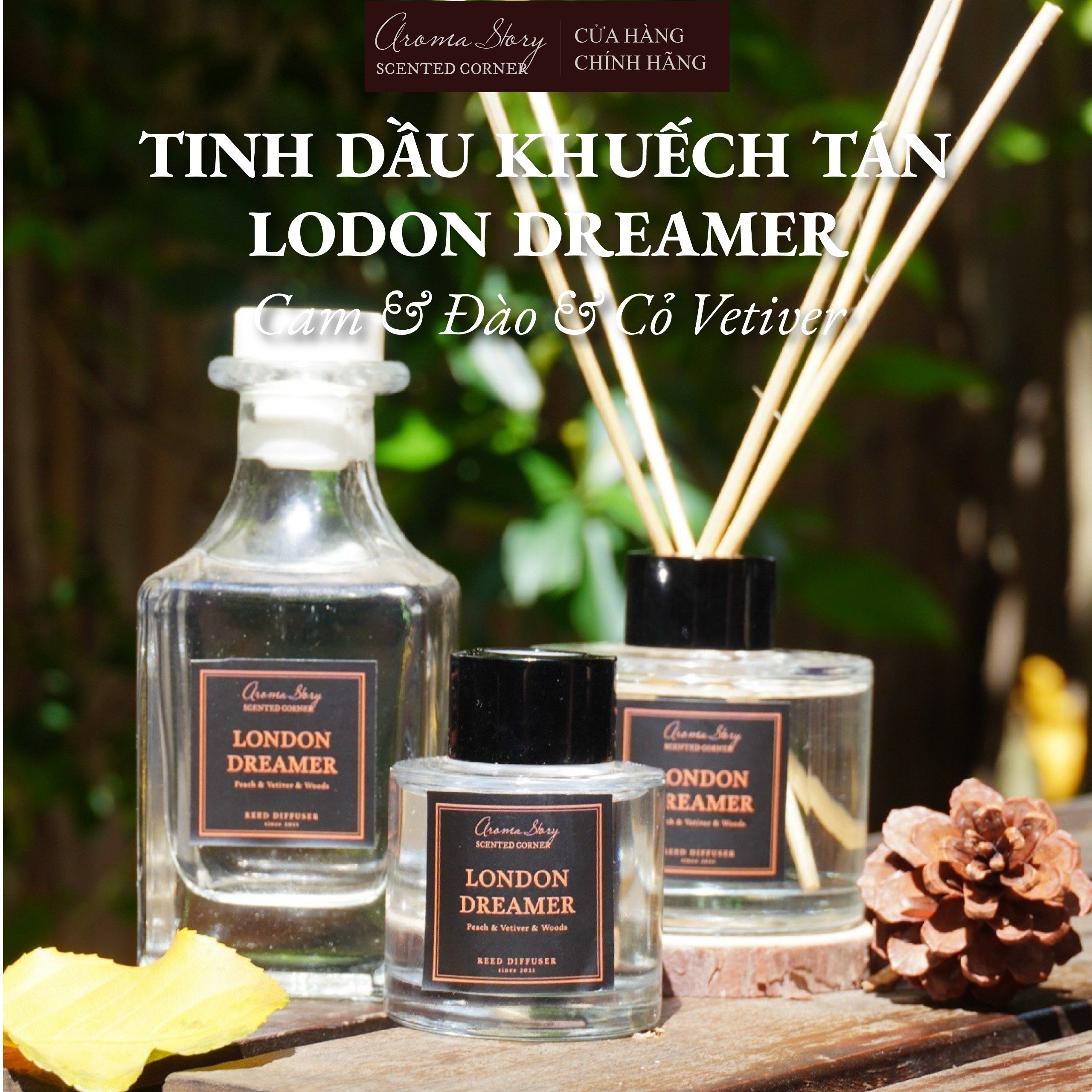 Tinh Dầu Khuếch Tán London Dreamer Aroma Story Size 50ml/100ml/150ml