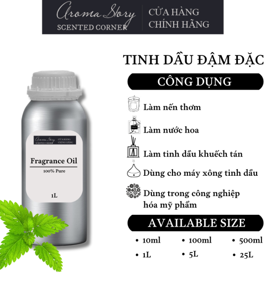 Tinh Dầu Đậm Đặc Aroma Story Hương Lục Bạc Hà  - Dùng Để Làm Nến Thơm, Nước Hoa, Tinh Dầu Khuếch Tán, Máy Xông Tinh Dầu