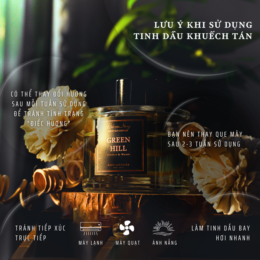 Tinh Dầu Khuếch Tán Aroma Story Nhiều Hương Size 50ml/100ml