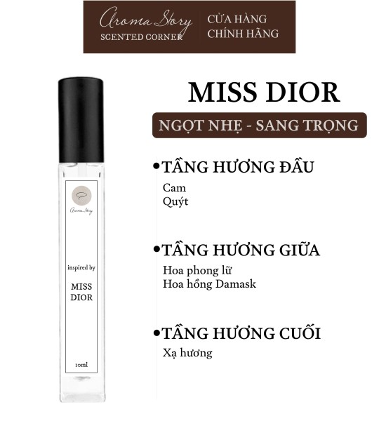 Nước Hoa Nữ Miss Dior EDP Aroma Story Size 10ml/50ml
