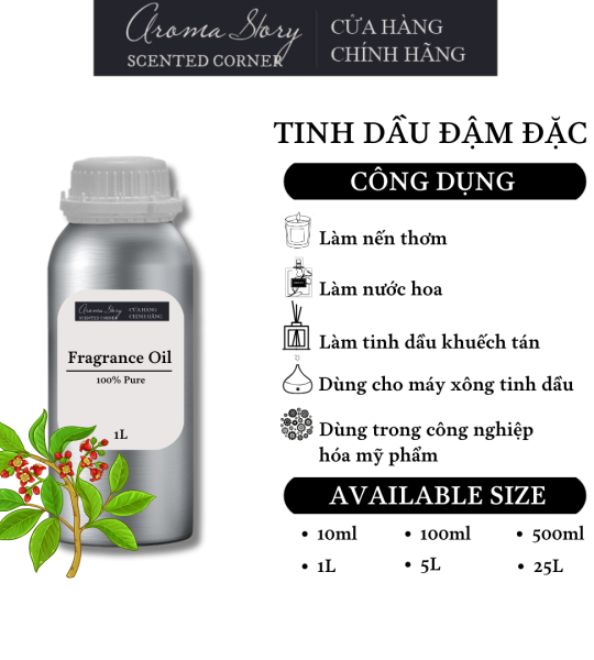 Tinh Dầu Đậm Đặc Aroma Story Hương Đàn Hương (SANDALWOOD)- Dùng Để Làm Nến Thơm, Nước Hoa, Tinh Dầu Khuếch Tán, Máy Xông