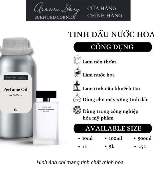 Tinh Dầu Nước Hoa Aroma Story Narciso Rodriguez - Pure musc Perfume