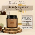 Nến Thơm Cốc Thủy Tinh Hương Xô Thơm, Muối Biển & Hoa Lily "Tương Tư" Aroma Story 100g