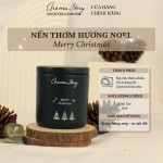 Nến Thơm Cốc Xi Măng Hương Bánh Táo & Quế Merry Christmas Aroma Story Size 110g