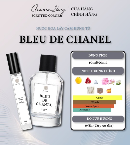 Nước hoa nam Bleu De Chanel EDTEDPParfum 50ml 100ml 150ml  Longfume  Store Nước hoa Châu Âu chính hiệu  Nước hoa nam  TheFaceHoliccom