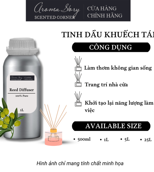 Tinh Dầu Khuếch Tán Giá Lít Aroma Story Hương Olive - Dùng Để Làm Thơm Phòng, Không Gian Sống