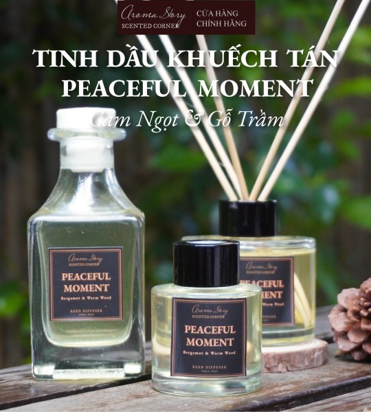 Tinh Dầu Khuếch Tán Aroma Story Peaceful Moment Size 50ml/100ml/150ml