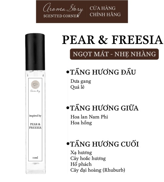 Nước Hoa Nữ Pear & Freesia EDP Aroma Story Size 10ml/50ml
