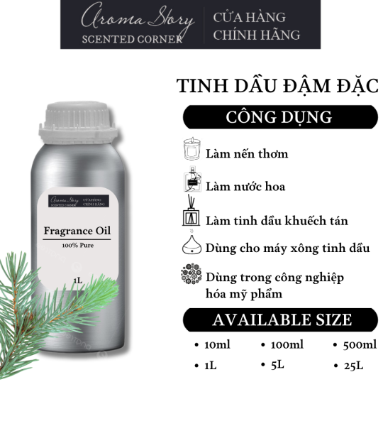 Tinh Dầu Đậm Đặc Aroma Story Hương Pơmu - Dùng Để Làm Nến Thơm, Nước Hoa, Tinh Dầu Khuếch Tán, Máy Xông Tinh Dầu