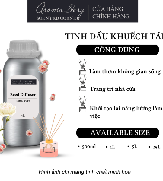 Tinh Dầu Khuếch Tán Aroma Story Hương Hoa Hồng Anh - Dùng Để Làm Thơm Phòng, Không Gian Sống