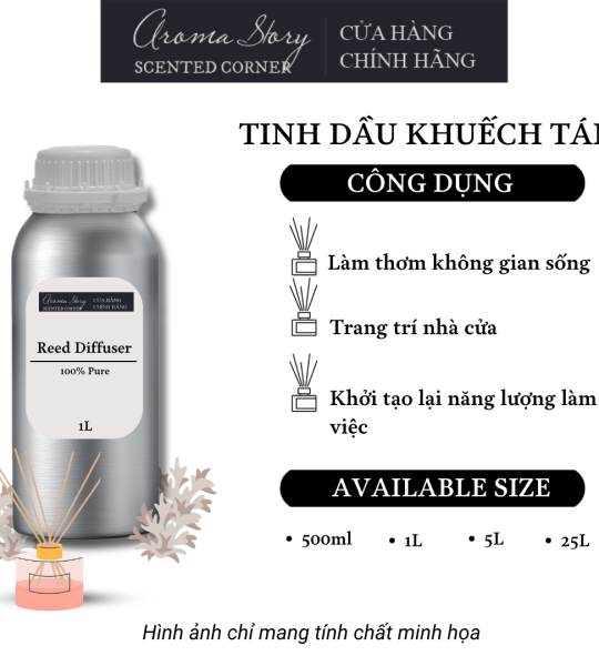 Tinh Dầu Khuếch Tán Giá Lít Aroma Story Hương Rêu Sồi - Dùng Để Làm Thơm Phòng, Không Gian Sống