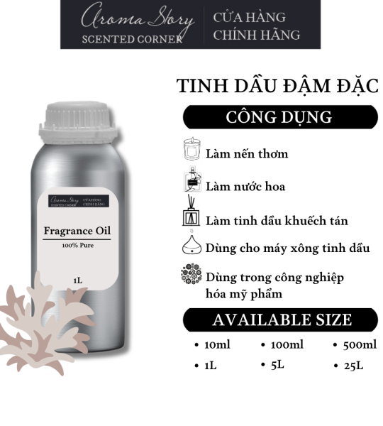 Tinh Dầu Đậm Đặc Aroma Story Hương Rêu Sồi - Dùng Để Làm Nến Thơm, Nước Hoa, Tinh Dầu Khuếch Tán, Máy Xông Tinh Dầu