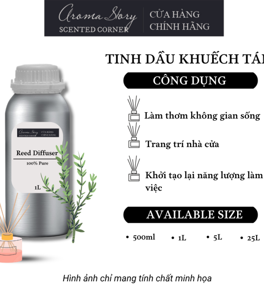 Tinh Dầu Khuếch Tán Aroma Story Thuốc Lá (Tabacco Leaf) - Dùng Để Làm Thơm Phòng, Không Gian Sống