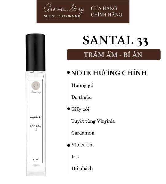 Nước Hoa Nam Santal 33 EDP Aroma Story Size 10ml/50ml