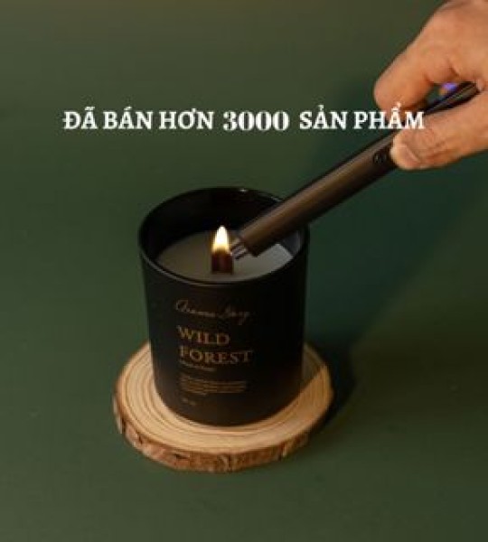 [ĐÃ BÁN HƠN 3,000SP] Dụng Cụ Thắp Nến USB Aroma Story Màu Đen Dạng Vỉ