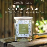 Nến Thơm Spa Time Aroma Story - BST Light Up The Dark Hương Tự Nhiên Cao Cấp Cốc Thuỷ Tinh Size 150g